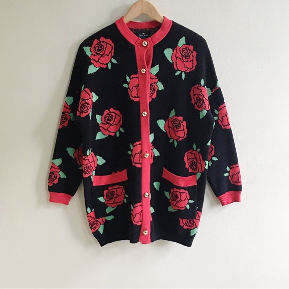 Lazy Oaf Everything Is Roses Cardigan - Picture 4 of 9